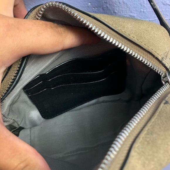 Rag & Bone Leather-paneled Suede Shoulder Bag - Picture 4 of 7